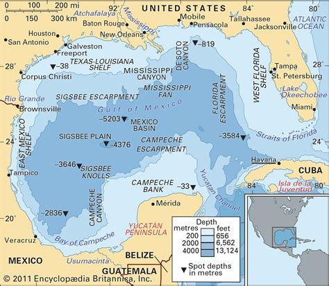 Golfo de méxico) is an ocean basin and a marginal sea of the atlantic ocean, largely surrounded by the north american continent. Gulf of Mexico | gulf, North America | Britannica