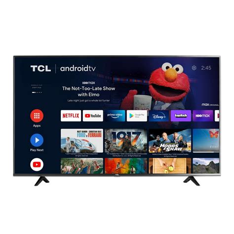 Tcl 55 Class 4 Series 4k Uhd Hdr Smart Android Tv 55s434 Walmart
