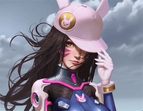 Dva Overwatch Artwork 2 Hd Games 4k Wallpapers Images Backgrounds