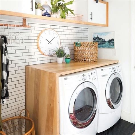 But what really sets this laundry room by heidi caillier apart is the fun marigold paint and warm. 13 Laundry Room Makeovers That Will Actually Amaze You ...