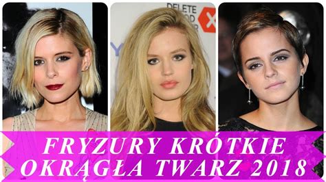 Modne fryzury ślubne, wieczorowe, fryzury krótkie i półdługie na każdą okazje. Krótkie fryzury damskie okrągła twarz 2018 - YouTube