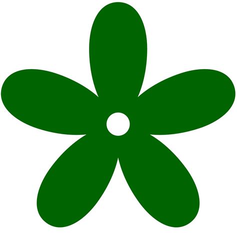 Green Flower Clipart Clip Art Library