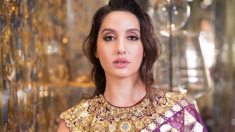 Nora Fatehi Looks Divine In Sheer Saree And Unmissable Blouse Fans Say