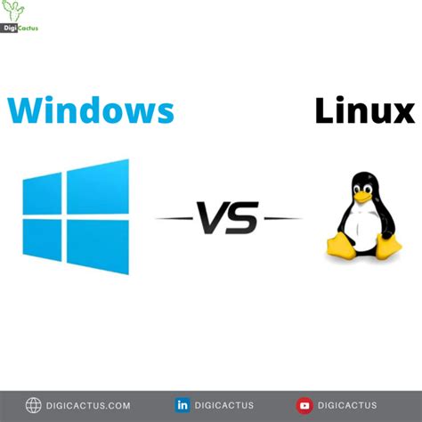 Linux Vs Windows Quelle Est La Différence En 2021 Digicactus