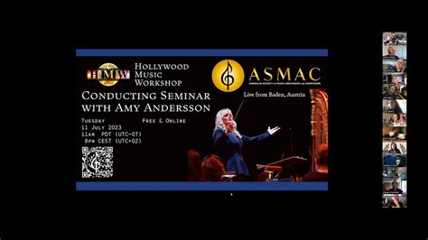 Conducting Seminar With Amy Andersson Asmac