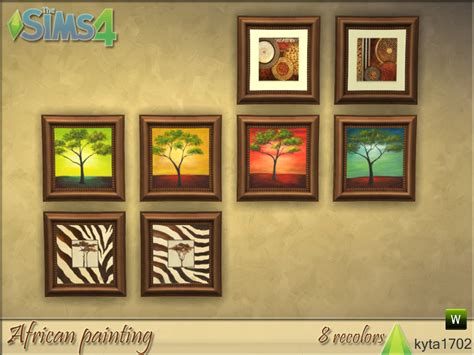 The Sims Resource African Painting