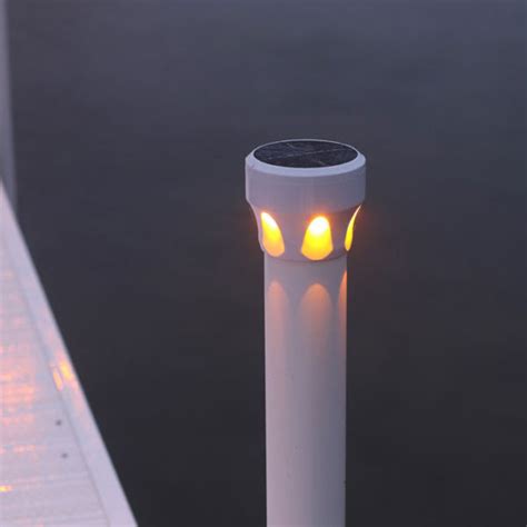 Solar Underglow Dock Light For Brock Docks Amber Led 1 Pack White