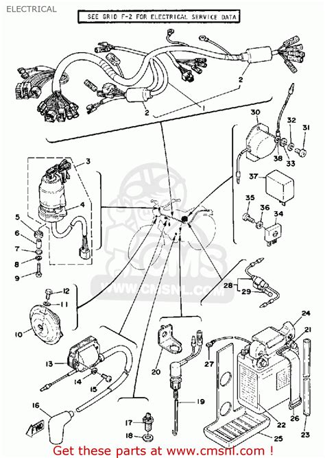 Should i use an xt lighting coil in it. Yamaha Xt500 1979 Usa Canada Electrical - schematic partsfiche