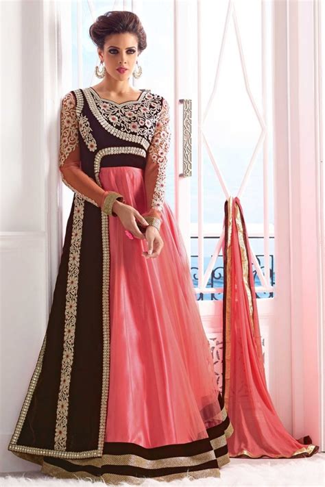 Letest Designer Womens Anarkali Dress Imagephoto And Pictures Latest