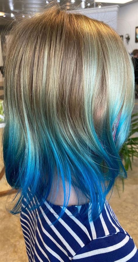 Empowering Hair Colour Ideas For All Ages Blue Mermaid For Little Girl