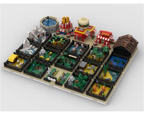 Lego Moc Modular Zoo Build From 20 Mocs By Gabizon Rebrickable