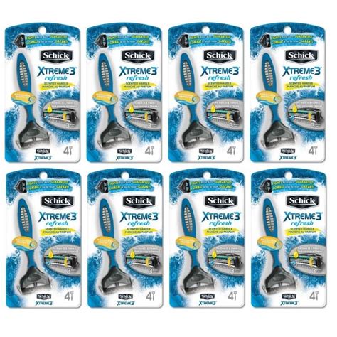 Schick features a heftier handle than fusion5. 32 Schick Xtreme3 Disposable Razor Handle Flex Refresh