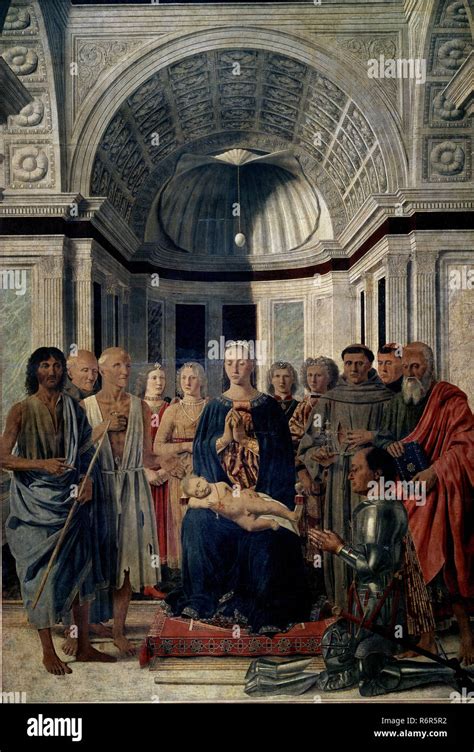 The Brera Altarpiece Ca 1472 74 248x170 Cm Tempera On Panel