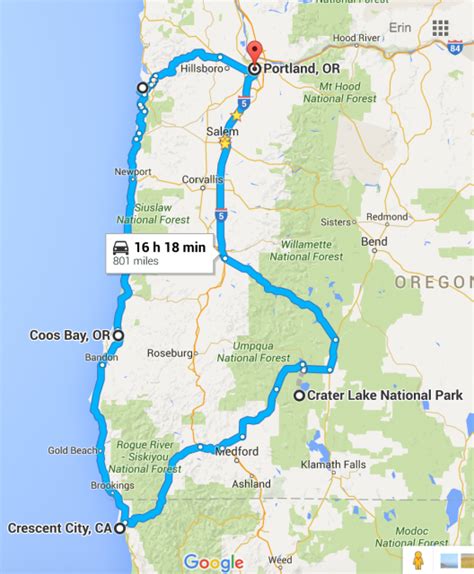 Memorial Pacific Northwest Road Trip Oregon Loop Inspire