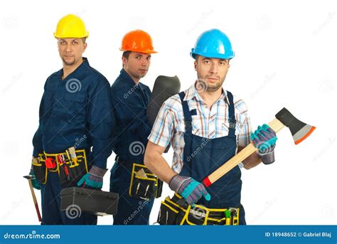 Constructors Workers Team Stock Photography Image 18948652