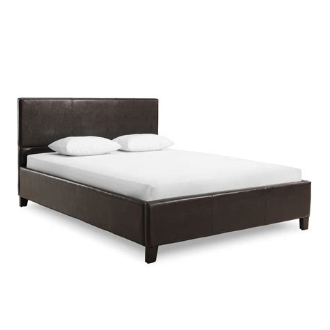 Shop fads modern and wide range of faux leather beds. Element Brown Faux Leather Twin Bed-BS-ELM-TW-PB - The ...
