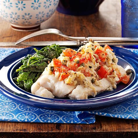 Maybe you would like to learn more about one of these? Crab-Topped Cod Recipe | Taste of Home