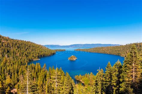 Emerald Bay In Lake Tahoe Usa Stock Photo Image Of Outdoors Mountain