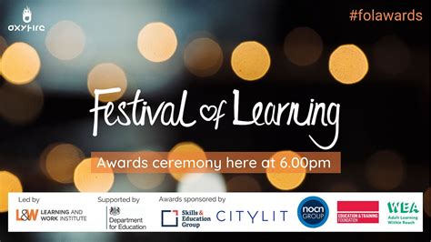 Festival Of Learning 2020 Awards Ceremony Youtube