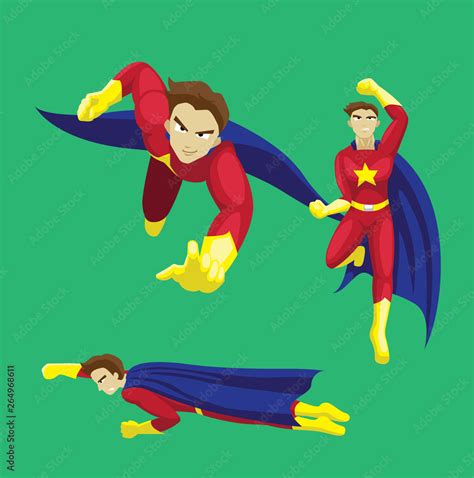 Superhero Flying Pose