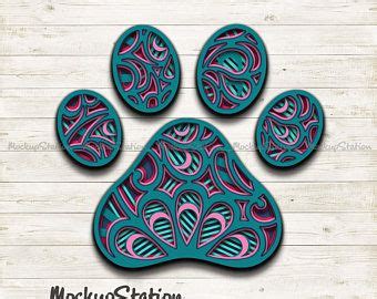 Download 3D LAYERED MANDALA svg stacked paper art shadow box Cricut ...