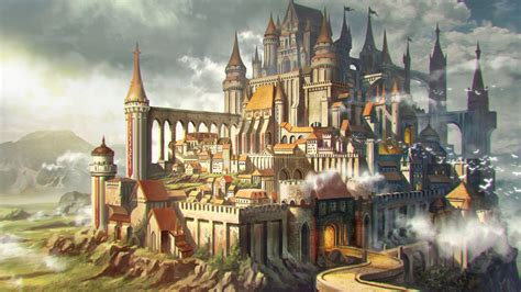Castle Alpha Owner Fantasy Castle Concept Art Fantasy Artwork