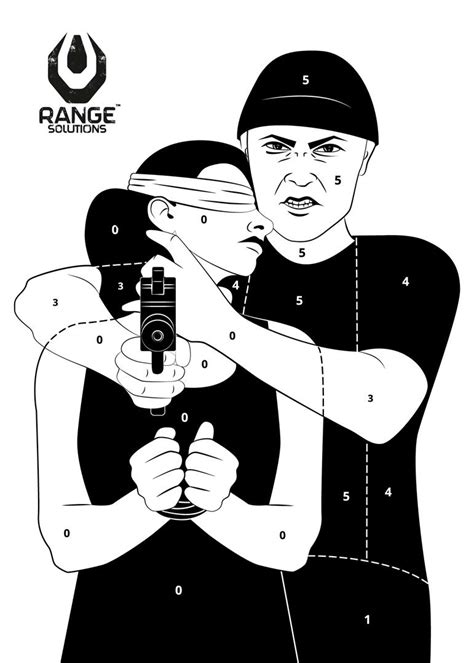 printable hostage shooting targets