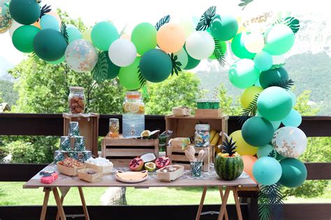 Décoration Anniversaire Jungle Arche Ballons Jungle Birthday Party