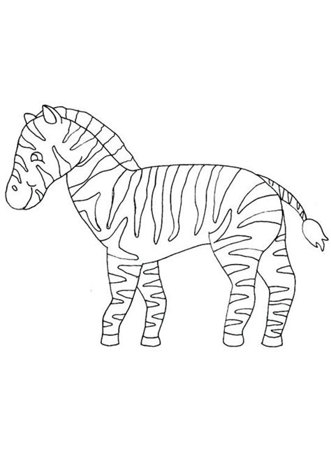 Zebras have long been able to amuse adults and children by the unusual color pattern of their coats. Coloring Pages | Baby Zebra Coloring Page for Kids