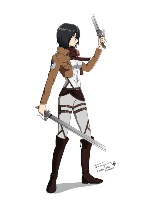 Mikasa Ackerman By Fonsotobar On Deviantart