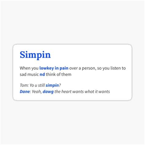 Simp Definition Ts And Merchandise Redbubble