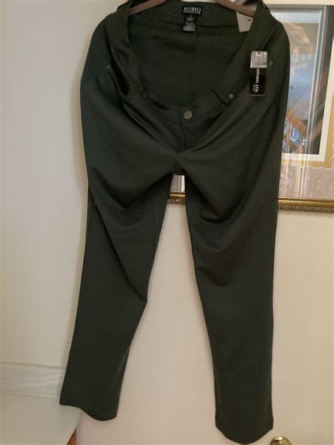 Soho Apparel Ltd Pants Olive Green 14 Ebay