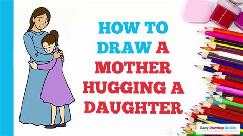 Mother And Daughter Drawing Easy Step By Step ~ Mother And Daughter