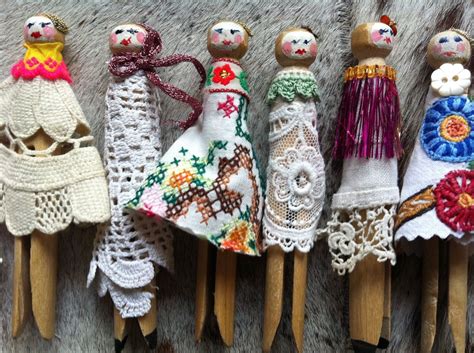 Dolls Handmade Peg Dolls Clothes Pin Crafts