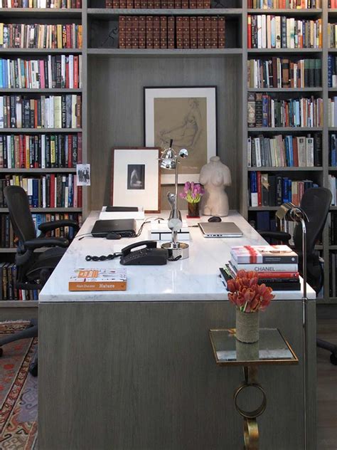 Creating a functional work space within your home can be a hard task, especially when it's an office for two. Custom Home Offices | NYC Design | Desks & Library ...