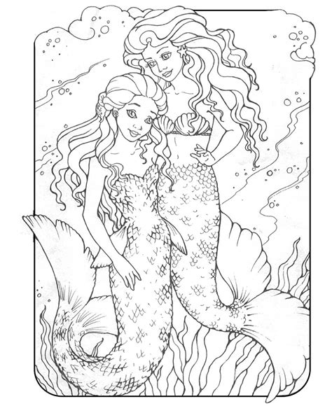 Butterfly fairy coloring page mermaid and orca coloring page nessie never found coloring page. Mermaid Coloring Pages for Adults - Best Coloring Pages ...