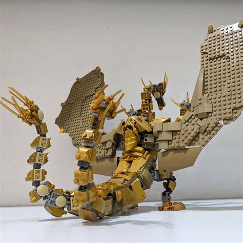Check Out This Brilliant And Majestic Lego Moc King Ghidorah By