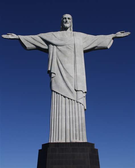 무료 이미지 경치 하늘 기념물 동상 상징 리오 데 자네이로 조각 미술 예수 솔 관광 명소 브라질
