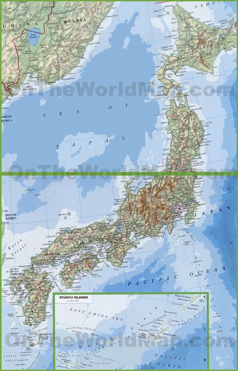 This map is a free download. Large detailed map of Japan with cities