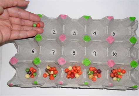 Juegos para aprender las fracciones, o aprender hechos sobre fracciones matemáticas. Material pedagógico hecho en casa: Semillas y panales para ...