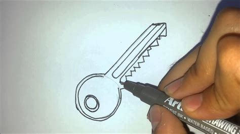 How to Draw a Key - YouTube Key drawings cool art drawings pencil art drawings amazing drawings art drawings sketches easy still life drawing still life sketch 3d art drawing object keys open everything from doors to treasure chests, and being able to draw one can come in handy.