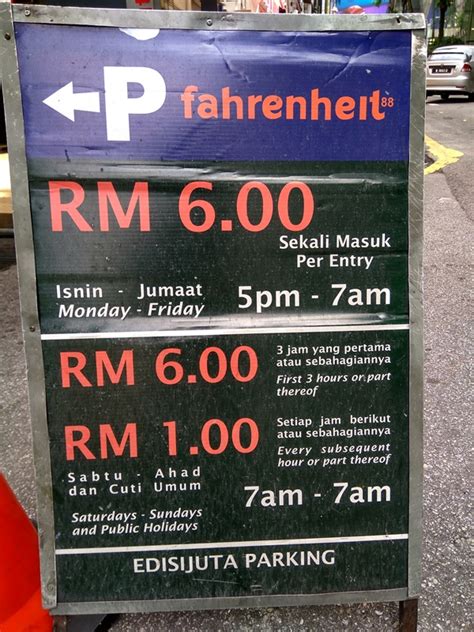 And , after its end, the only question remains why fahrenheit 451 must be the victim of an adaptation who use it only as pretext. Parking Rate KL: Fahrenheit 88 Pavilion Bukit Bintang ...