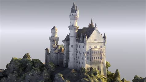 Artstation Castle 3d Model Game Assets