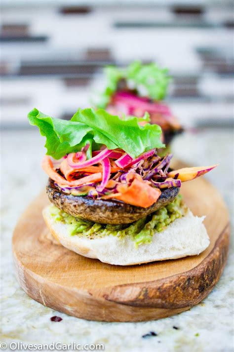 Mix ground beef and seasoning until well blended. Portobello Burgers with Spicy Slaw & Pickled Red Onions ...