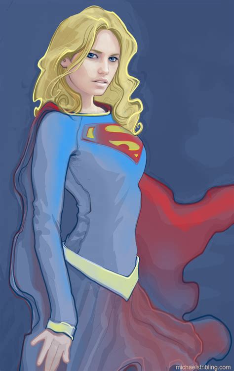 Supergirl Sketch By Strib On Deviantart