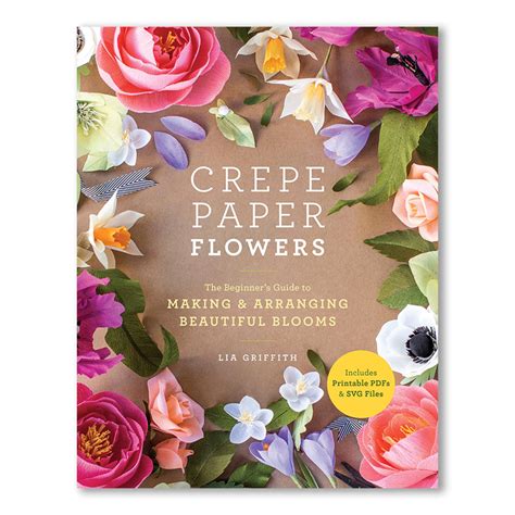 Make 3/4 cuts about 1/4 apart through half of the. Crepe Paper Flowers Book Lia Griffith - Shop Lia Griffith