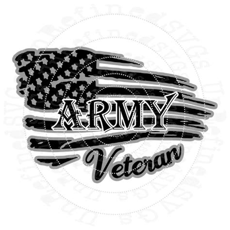 Us Army Svg Us Military Svg Army Veteran Svg Dxf Veterans Etsy México