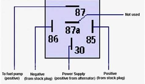 relay 4 pin diagram