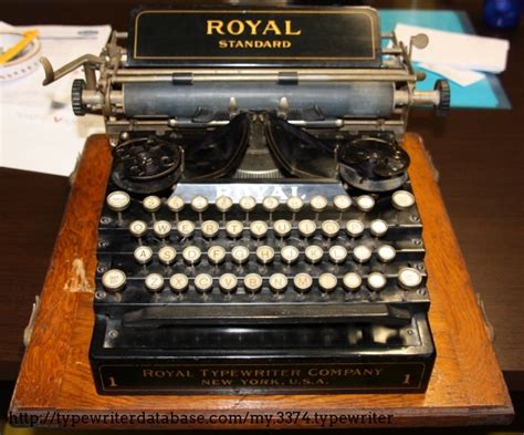 1911 Royal 1 On The Typewriter Database