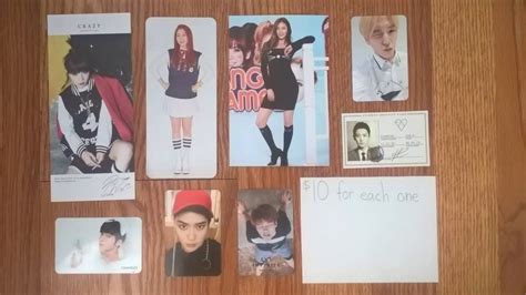 KPOP Photocard Sale - YouTube